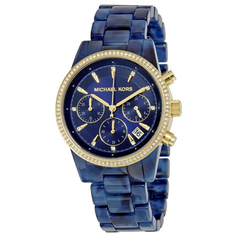 michael kors navy womens watch|Michael Kors automatic women's watches.